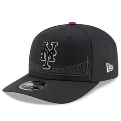 New York Mets Official MLB City Connect Stretch-Snap 9SEVENTY Snapback Cap Gray Taass for sale