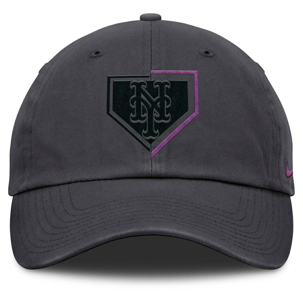 New York Mets City Connect Club Adjustable Cap Dark Gray Lifestyle