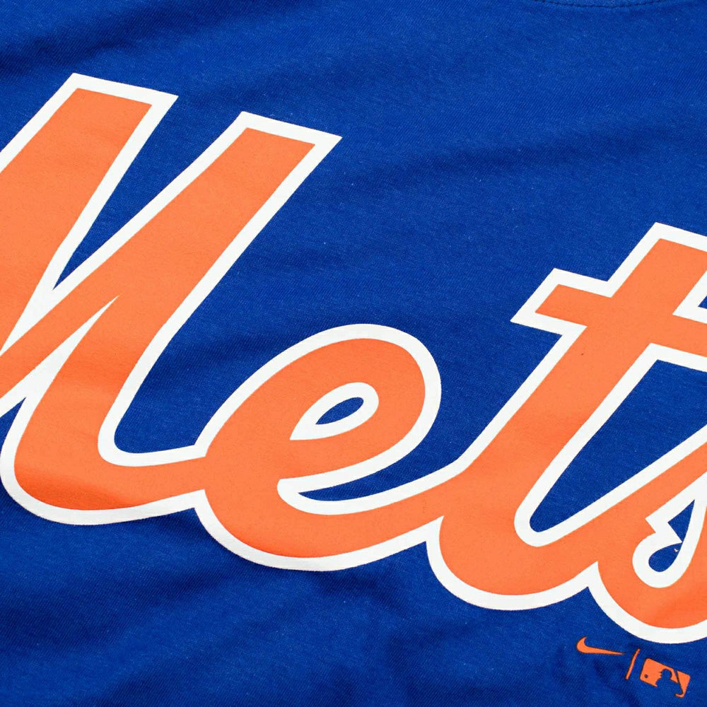 Francisco Lindor #12 New York Mets Player MLB T-Shirt Blue Lifestyle