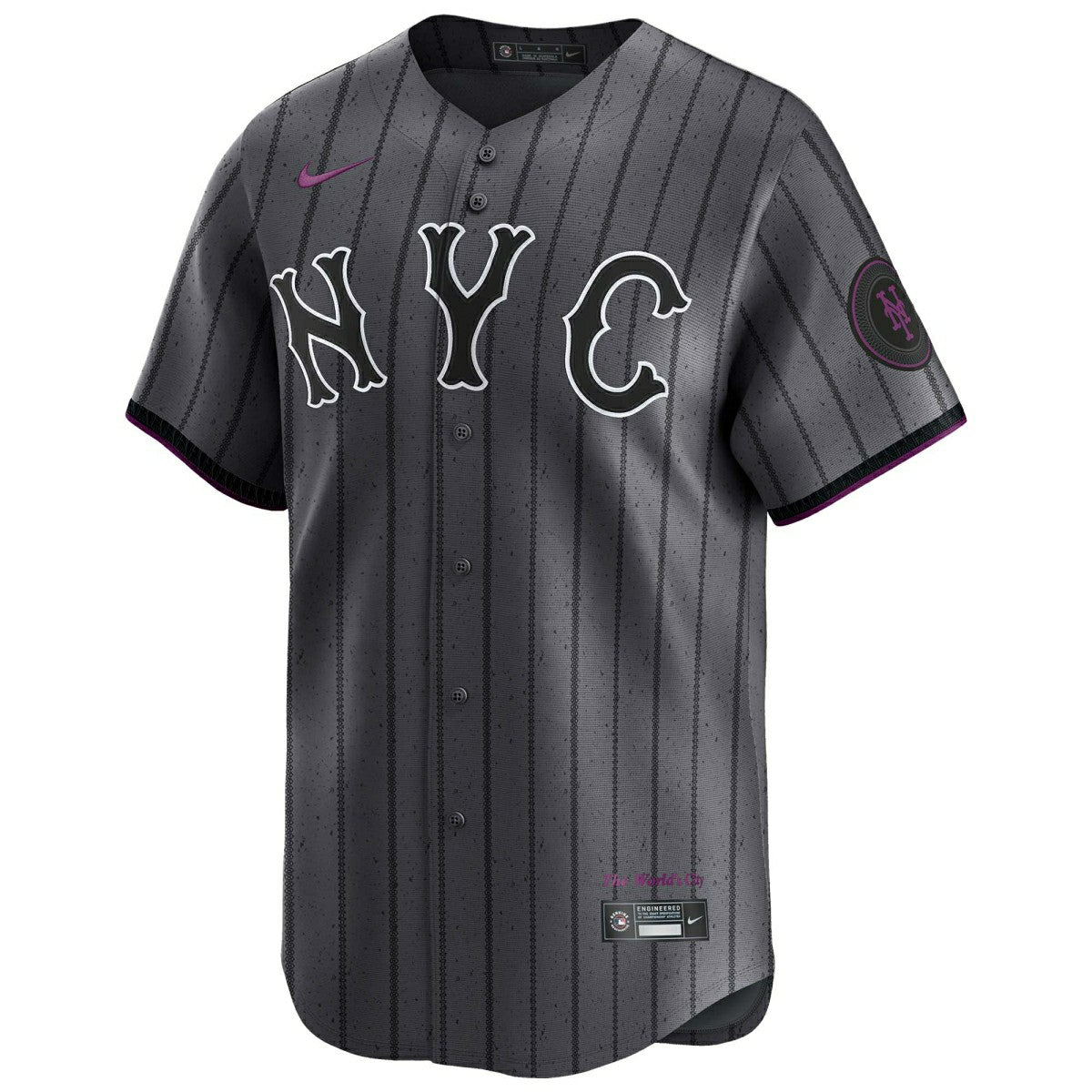 New York Mets Nike Limited City Connect MLB Jersey Dark Gray Taass US
