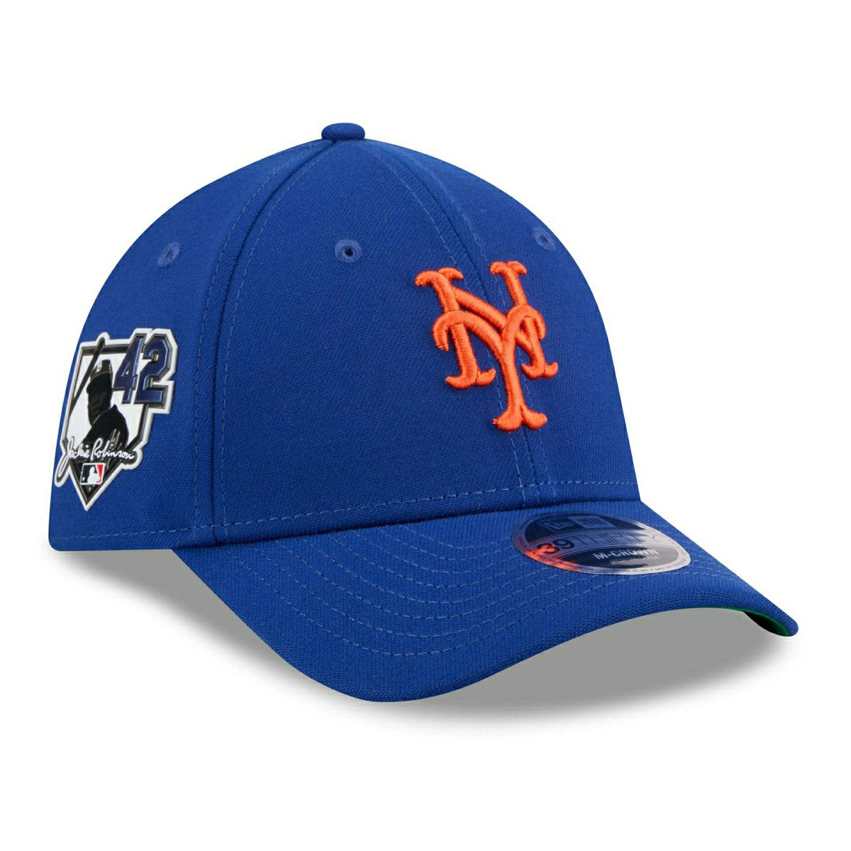 New York Mets 2026 Jackie Robinson Day 39THIRTY M-Crown Flex Cap Blue Fashion