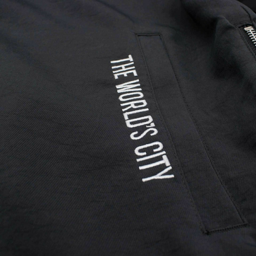 New York Mets City Connect 2026 MLB Authentic Dugout Bomber Jacket Anthracite Classic