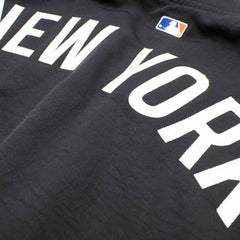 New York Mets 2026 MLB Authentic Dugout Bomber Jacket Black Lifestyle