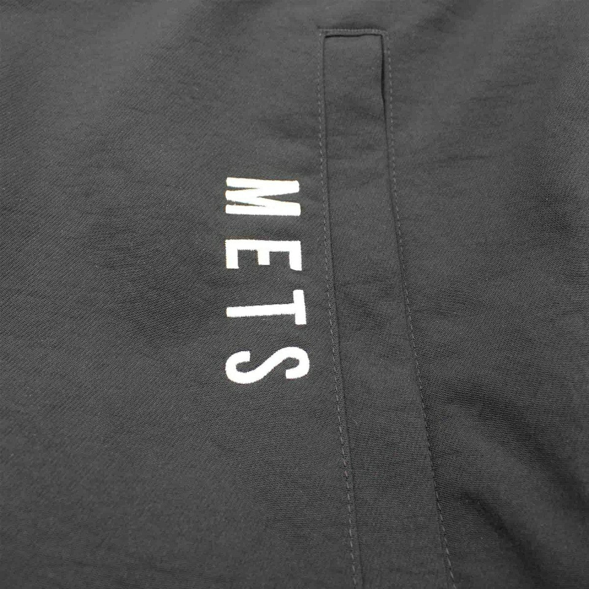 New York Mets 2026 MLB Authentic Dugout Bomber Jacket Black Lifestyle