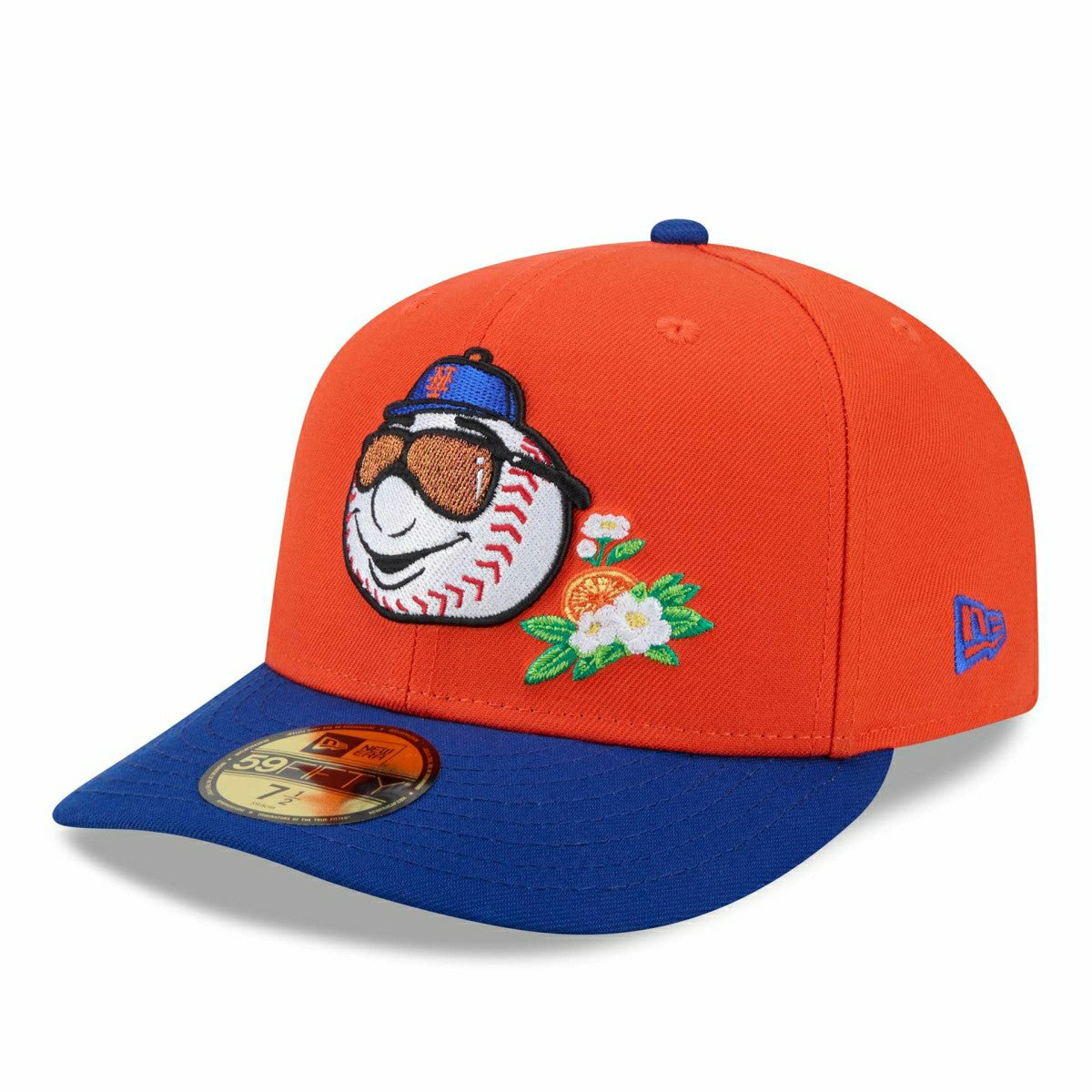 New York Mets 2026 MLB Authentic Spring Training 59FIFTY Pre-Curved Cap Orange Taass sale