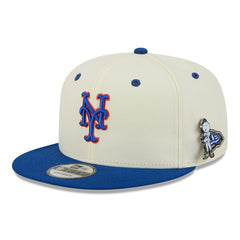 New York Mets Mascot Pin 9FIFTY Snapback Cap Lifestyle