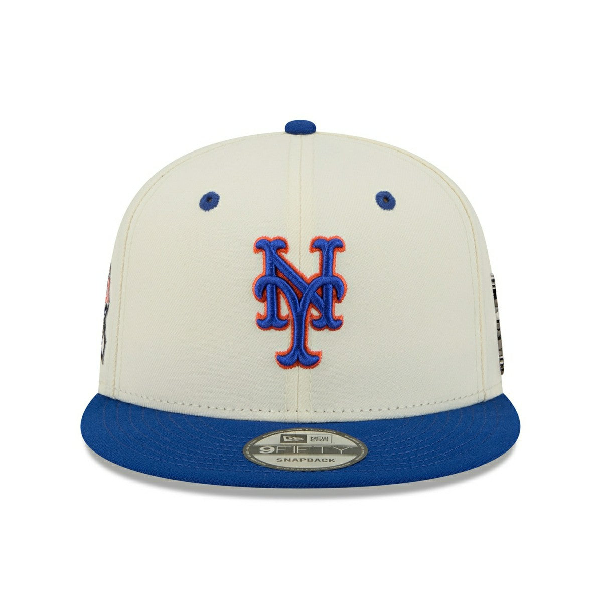 New York Mets Mascot Pin 9FIFTY Snapback Cap Lifestyle