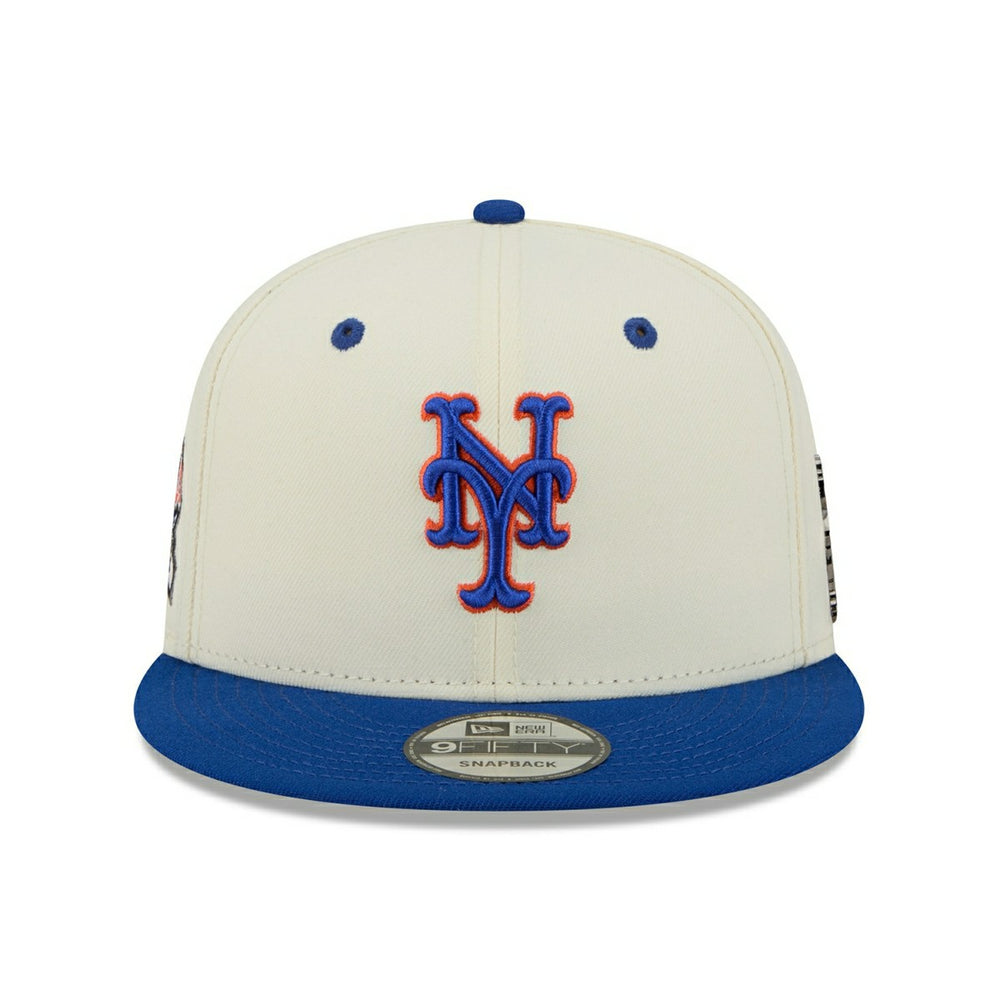 New York Mets Mascot Pin 9FIFTY Snapback Cap Lifestyle