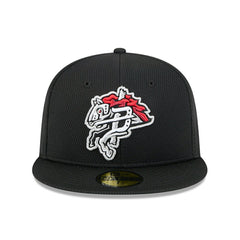 Binghampton Rumble Ponies MiLB Batting Practice Authentic 59FIFTY Fitted Cap Black Taass US