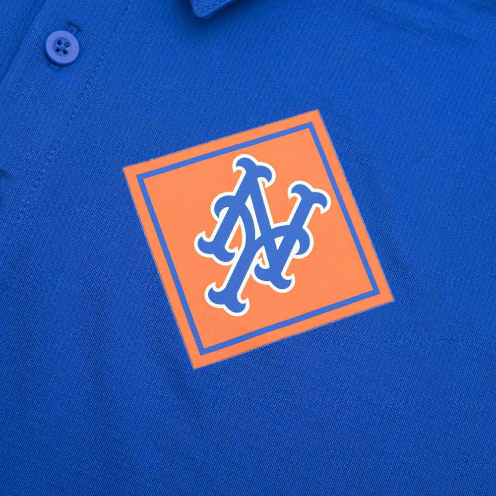 New York Mets Diamond Icon Nike Franchise Dri-FIT MLB Polo Shirt Taass for sale