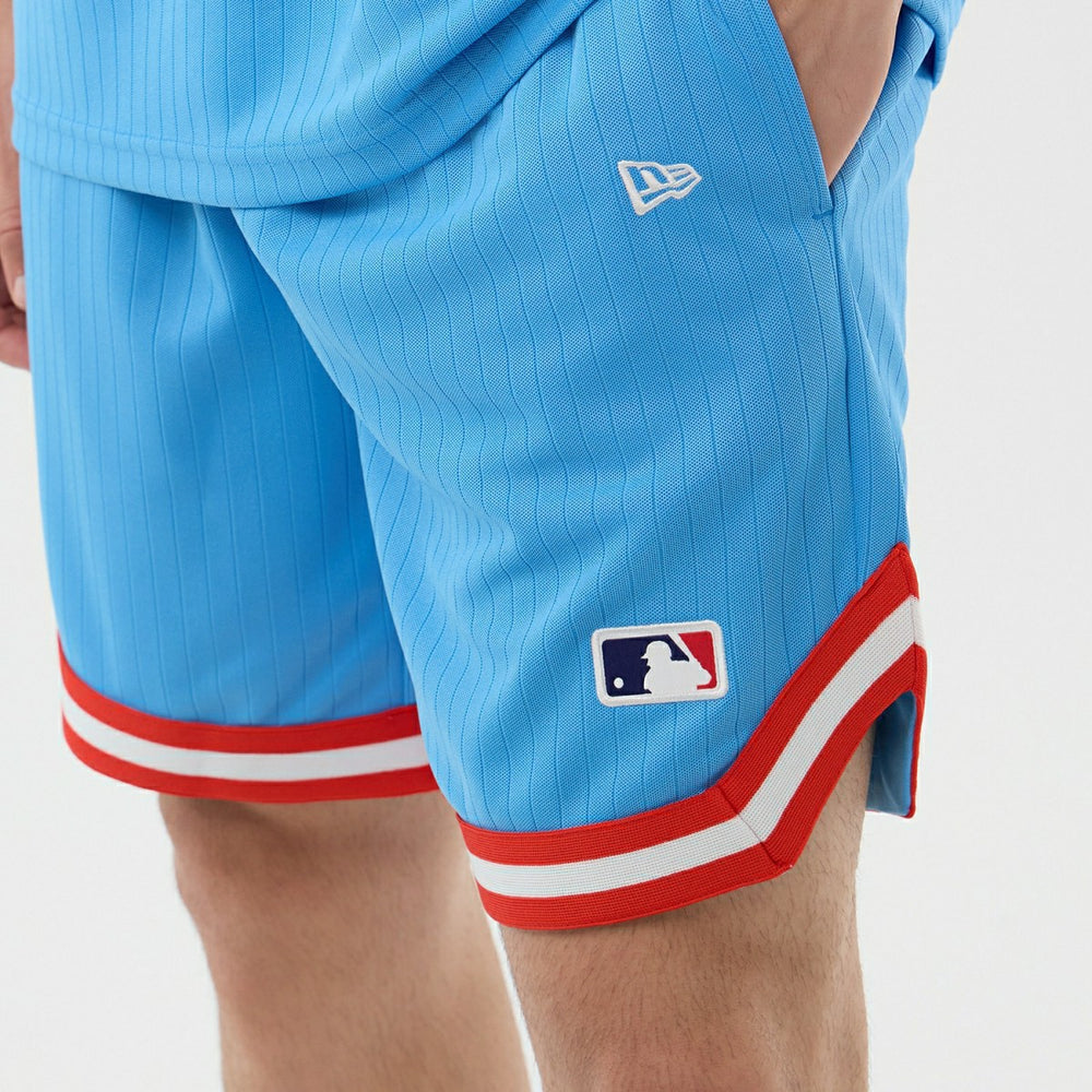 New York Yankees MLB Team Arch Oversized MLB Shorts Blue Lifestyle