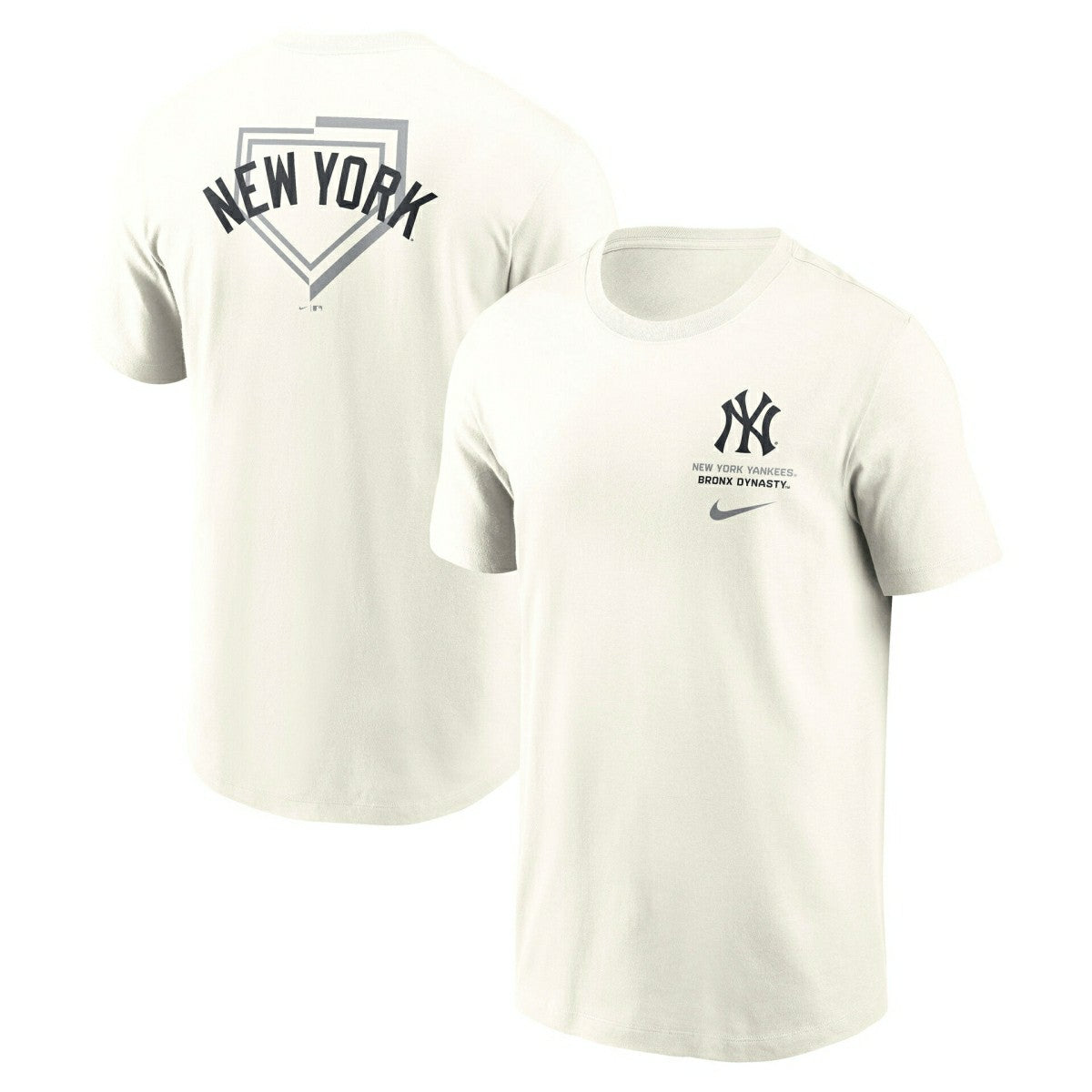 New York Yankees Primetime 2-Hit T-Shirt Cream Classic