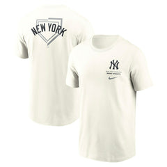 New York Yankees Primetime 2-Hit T-Shirt Cream Classic