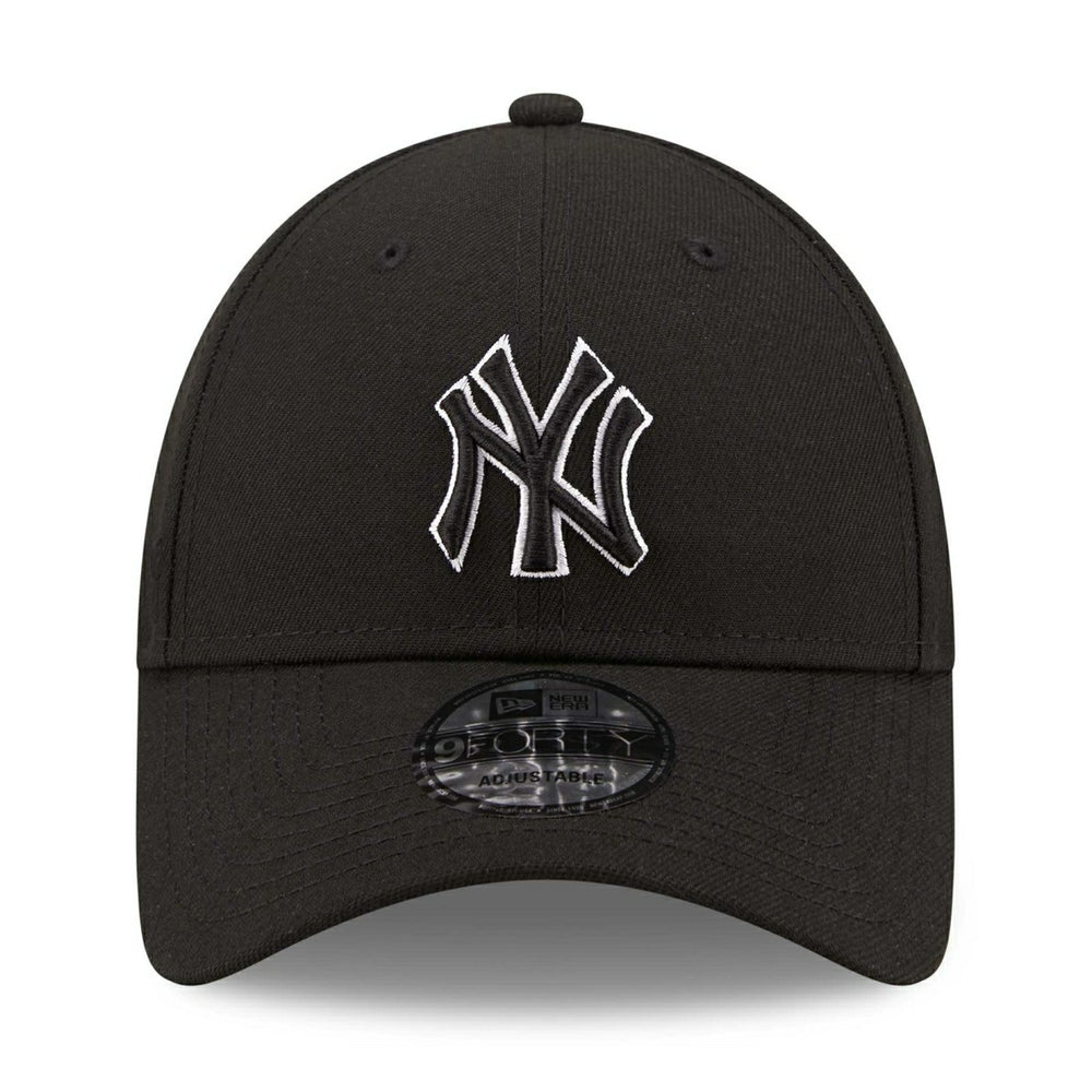 New York Yankees Pop Outline 9FORTY MLB Cap Black Fashion