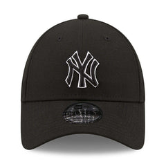 New York Yankees Pop Outline 9FORTY MLB Cap Black Fashion