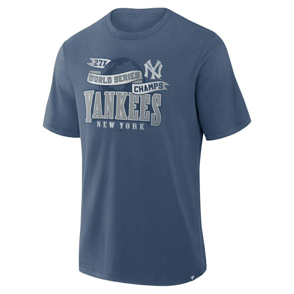 New York Yankees Retro Stadium Slub MLB T-Shirt Navy Taass sale