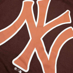 New York Yankees Backer '47 Burnside MLB Hoodie Cacao Lifestyle