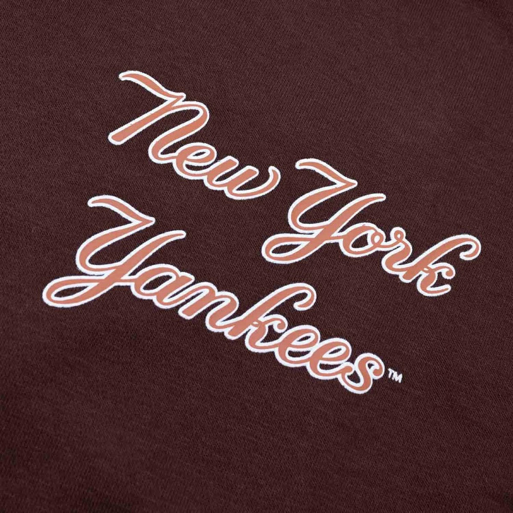 New York Yankees Backer '47 Burnside MLB Hoodie Cacao Lifestyle