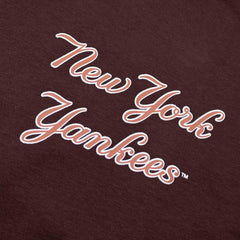 New York Yankees Backer '47 Burnside MLB Hoodie Cacao Lifestyle