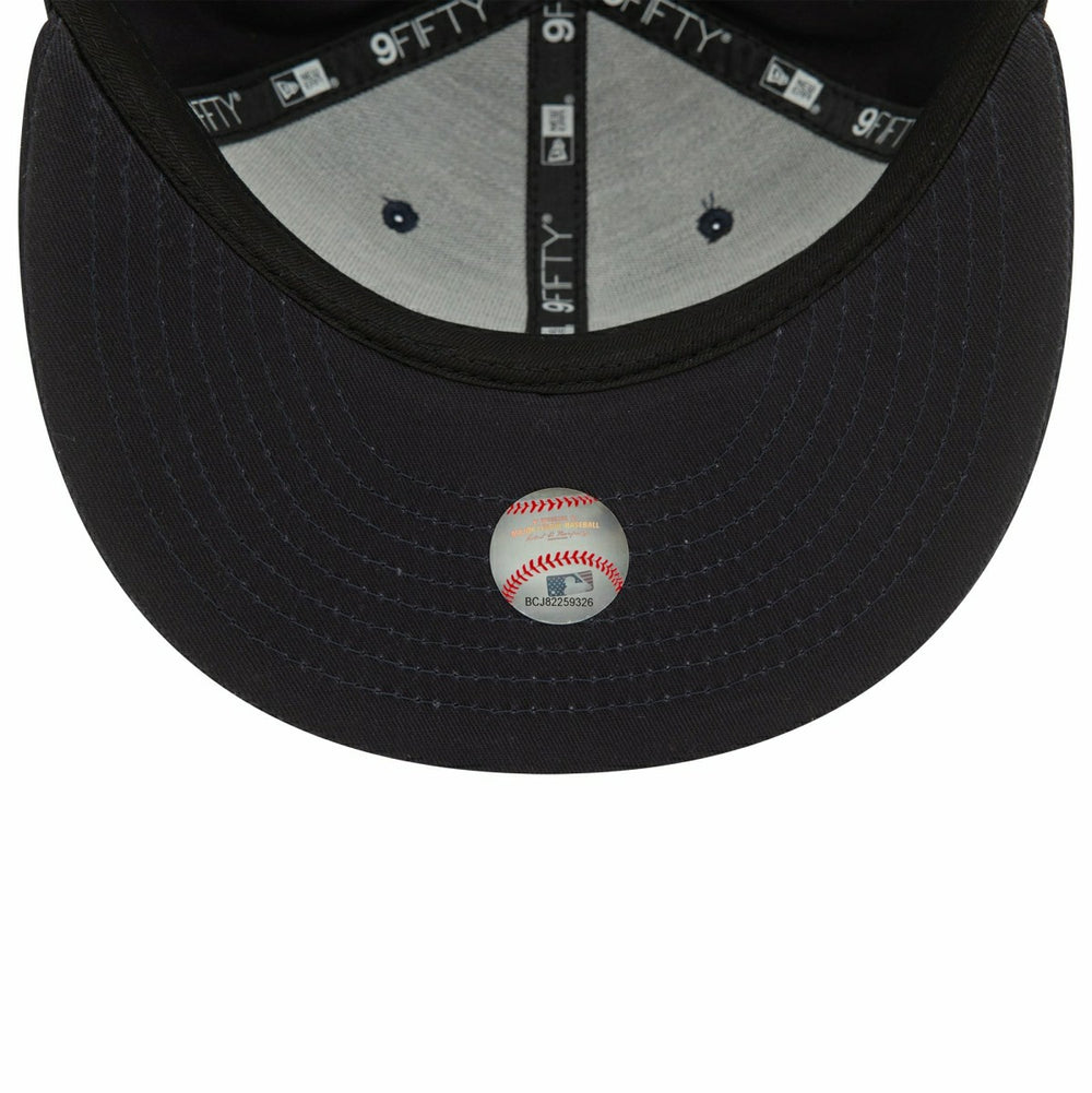 New York Yankees Wordmark Patch New Era 9FIFTY Snapback Cap Navy Classic