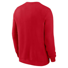 Philadelphia Phillies Club Fleece MLB Pullover Crew Red Classic