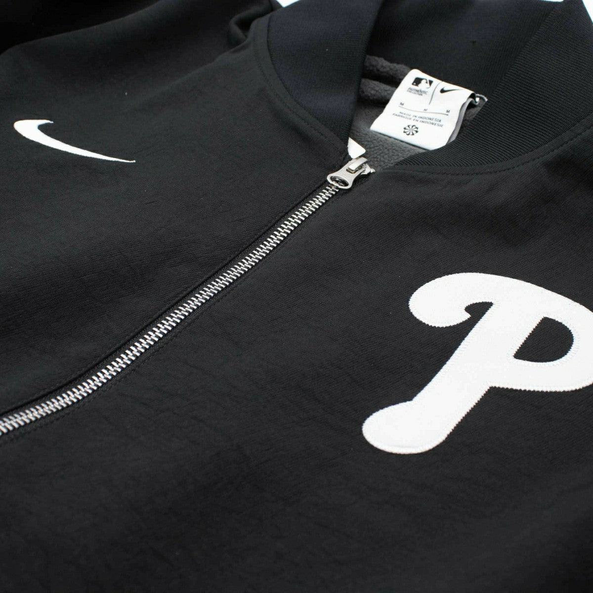 Philadelphia Phillies 2026 MLB Authentic Dugout Bomber Jacket Black Classic