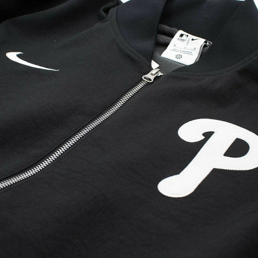 Philadelphia Phillies 2026 MLB Authentic Dugout Bomber Jacket Black Classic