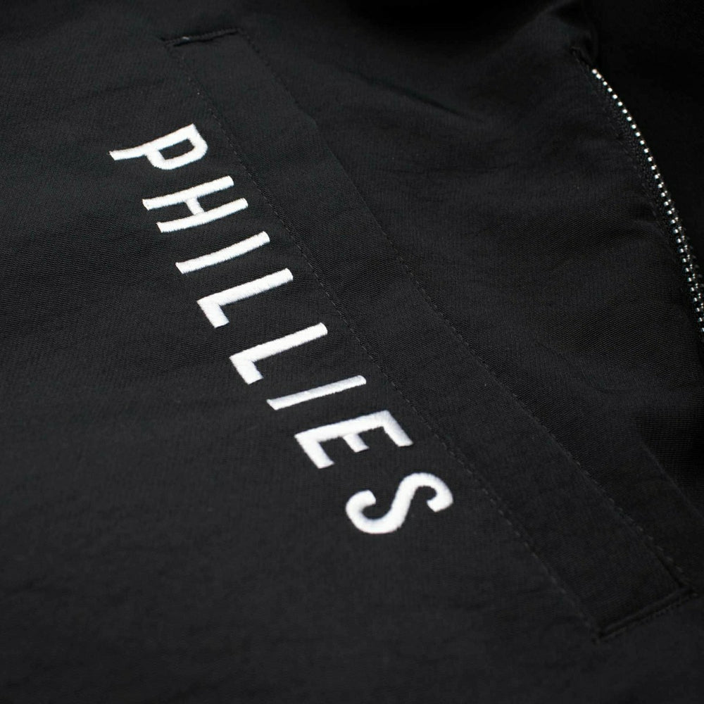 Philadelphia Phillies 2026 MLB Authentic Dugout Bomber Jacket Black Classic