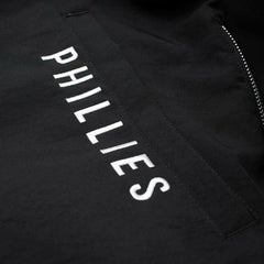 Philadelphia Phillies 2026 MLB Authentic Dugout Bomber Jacket Black Classic