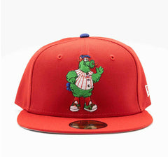 Philadelphia Phillies Phillie Phanatic 59FIFTY Fitted MLB Cap Red Lifestyle