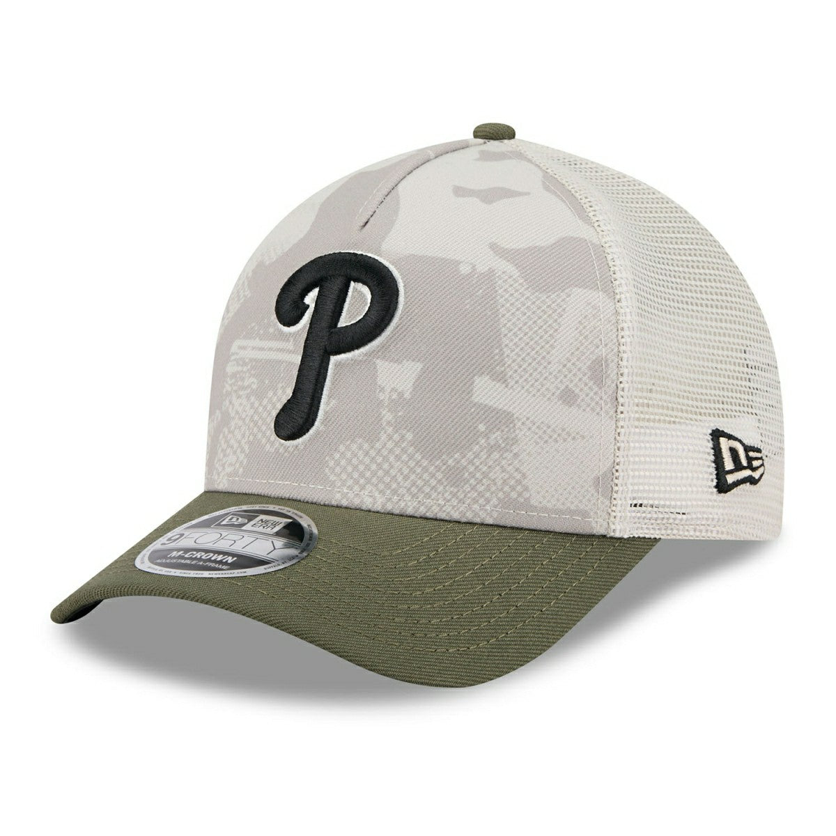 Philadelphia Phillies 2025 MLB Armed Forces 9FORTY M-Crown A-Frame Snapback Cap Fashion