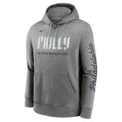 Philadelphia Phillies City Connect Nike French Terry Club Hoodie Gray Taass US