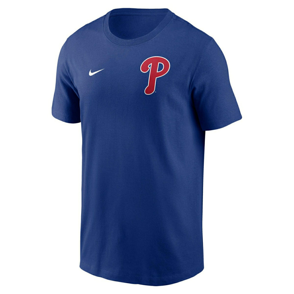 Philadelphia Phillies 2-Hit Nike Cotton T-Shirt Blue Fashion
