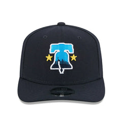 Philadelphia Phillies Official MLB City Connect Stretch-Snap 9SEVENTY Snapback Cap Navy Taass sale