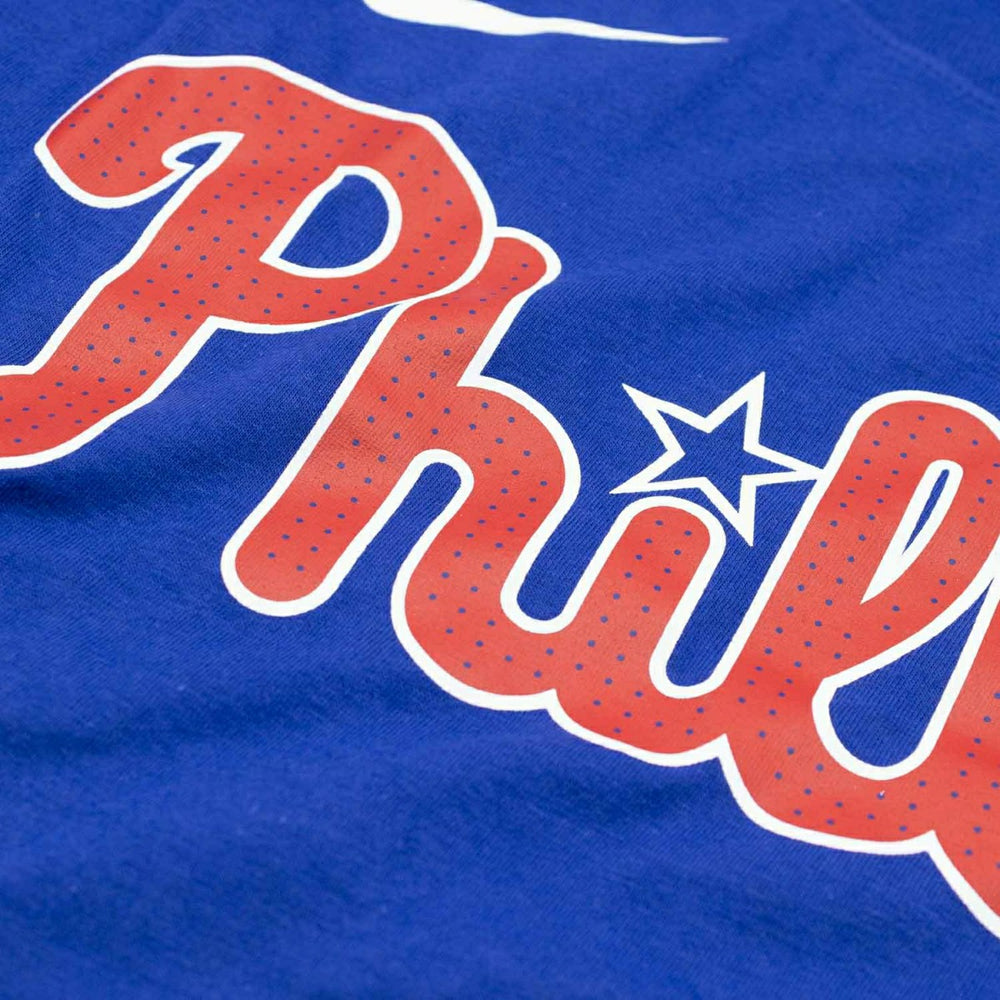 Philadelphia Phillies Fuse Wordmark Nike MLB T-Shirt Blue Taass US