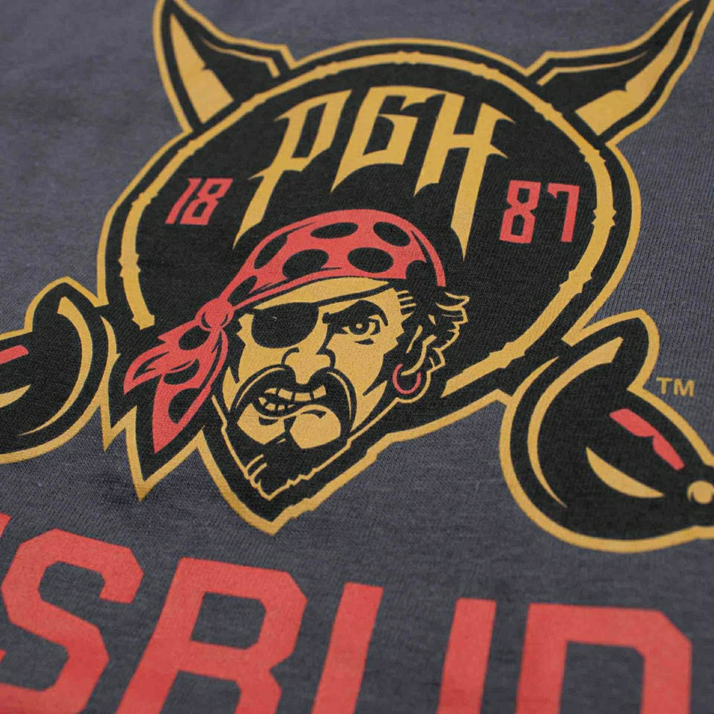 Pittsburgh Pirates City Connect Secondary MLB T-Shirt Dark Gray Lifestyle