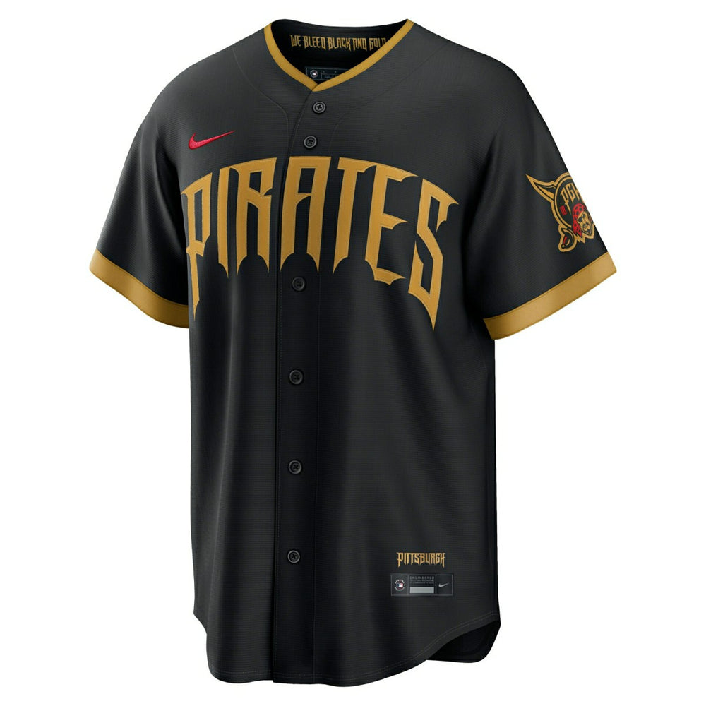 Pittsburgh Pirates 2026 City Connect Stadium MLB Jersey Black Taass US