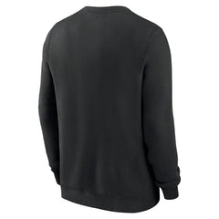 Pittsburgh Pirates Club Fleece MLB Pullover Crew Black Lifestyle