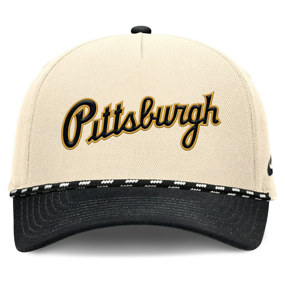 Pittsburgh Pirates Cooperstown Rise Adjustable MLB Cap Natural Taass for sale