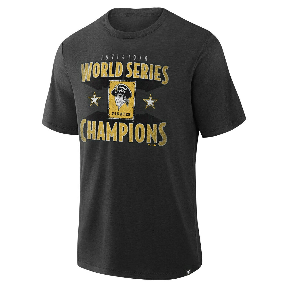 Pittsburgh Pirates Retro Stadium Slub MLB T-Shirt Black Taass US