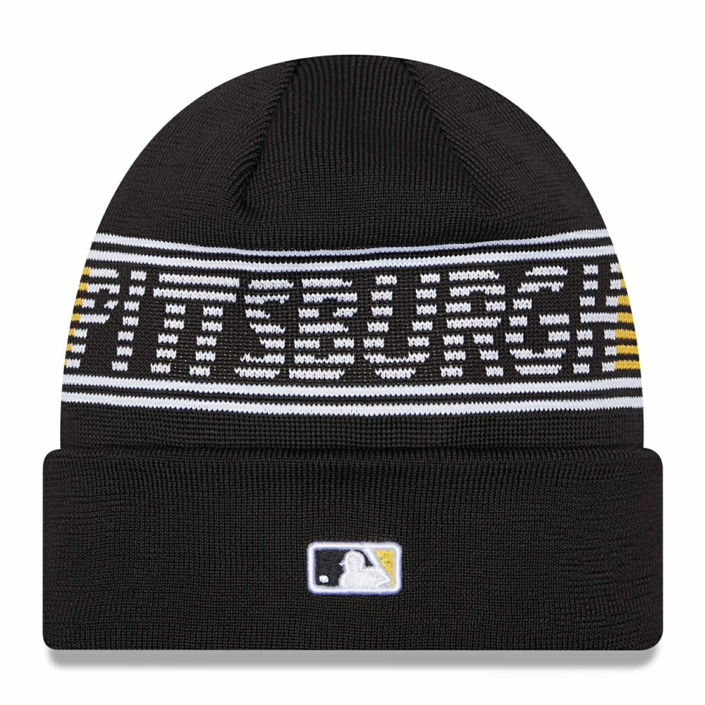 Pittsburgh Pirates Authentic 2024 MLB Clubhouse New Era Beanie Knit Taass US
