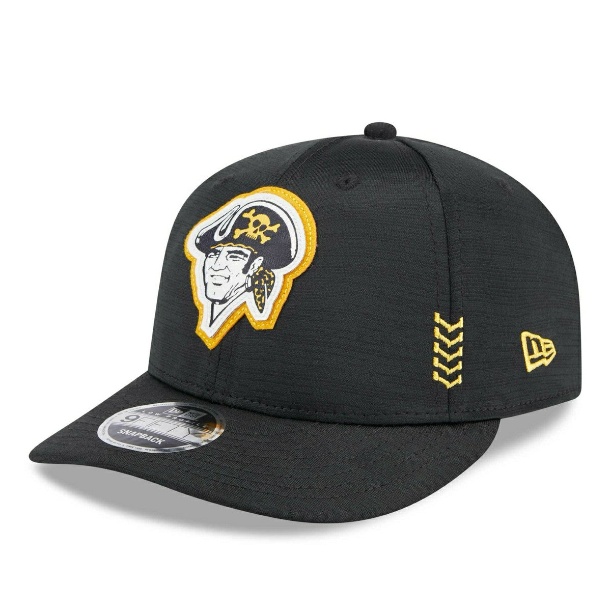Pittsburgh Pirates 2024 MLB Clubhouse New Era Low Profile 9FIFTY Snapback Cap Black Taass sale