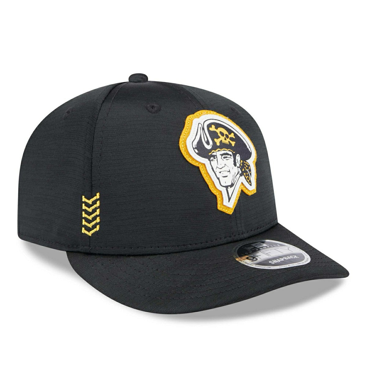 Pittsburgh Pirates 2024 MLB Clubhouse New Era Low Profile 9FIFTY Snapback Cap Black Taass sale