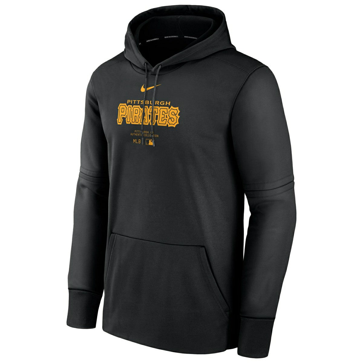 Pittsburgh Pirates 2024 MLB Authentic Practice Nike Therma Hoodie Black Taass US