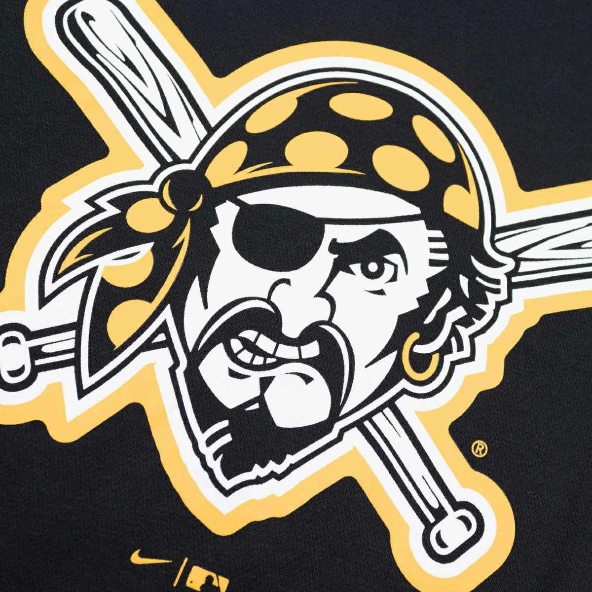 Pittsburgh Pirates Alternate Logo Nike Club Fleece MLB Hoodie Black Fashion