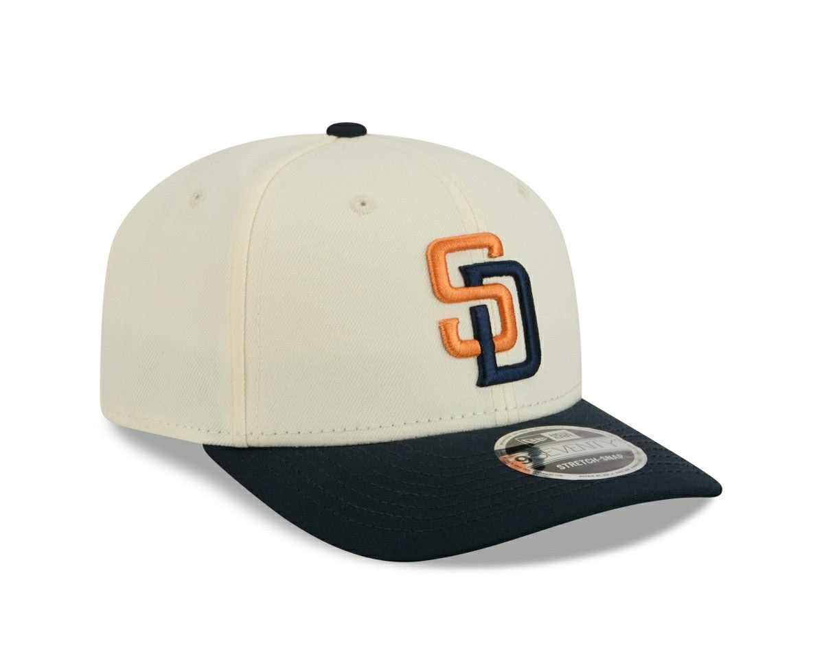 San Diego Padres MLB City Connect Stretch-Snap 9SEVENTY Cap Natural Taass for sale