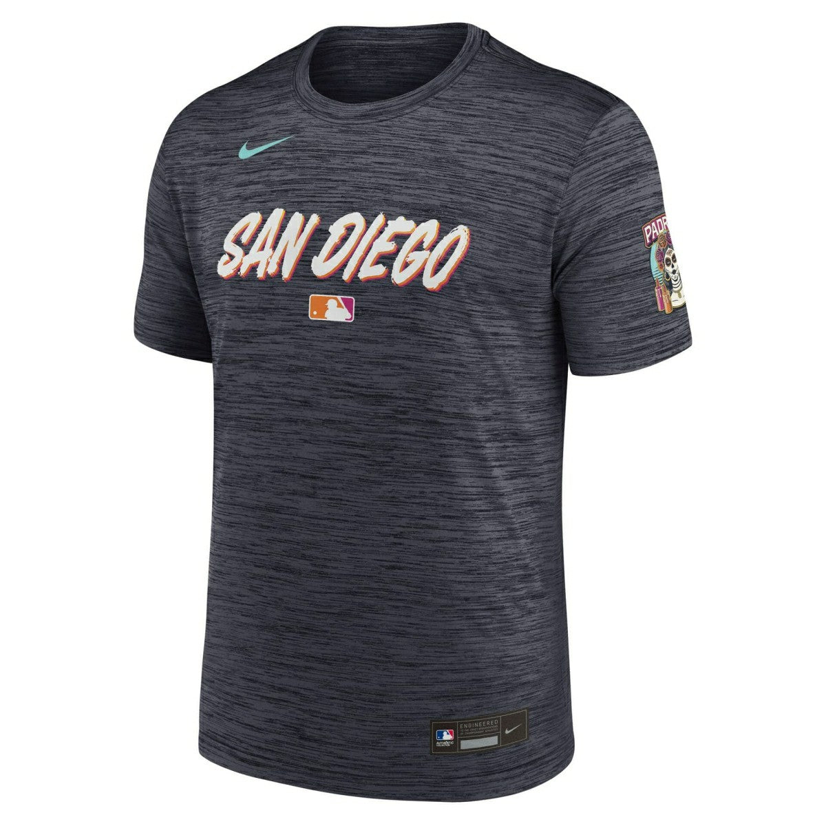 San Diego Padres City Connect 2026 MLB Authentic Velocity T-Shirt Navy Fashion