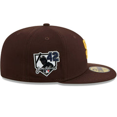 San Diego Padres 2026 Jackie Robinson Day 59FIFTY Fitted Cap Brown Fashion