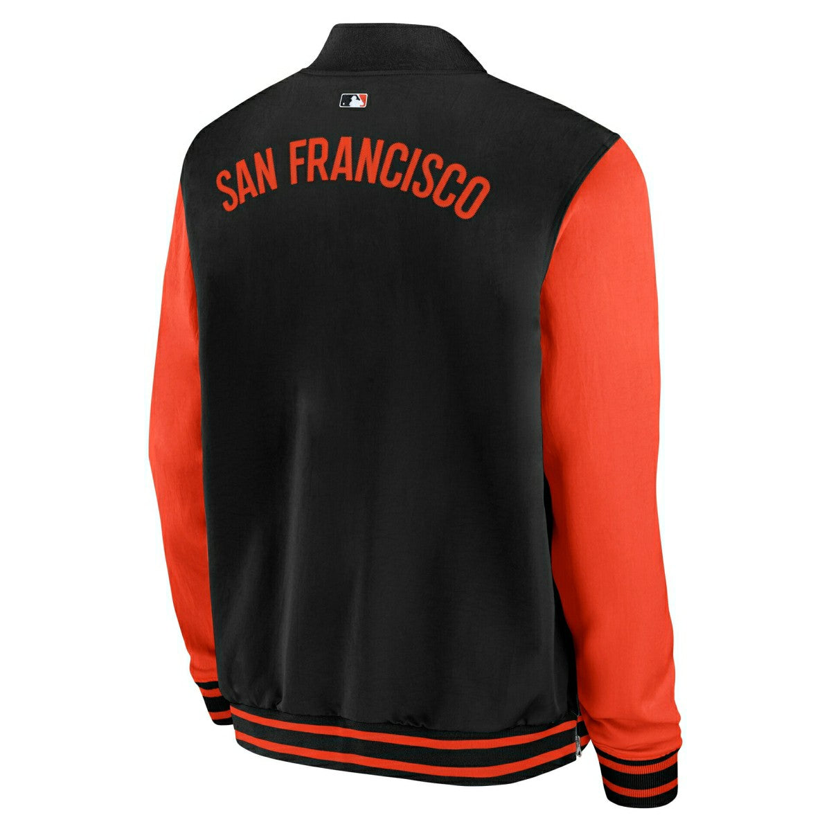 San Francisco Giants 2026 MLB Authentic Dugout Bomber Jacket Black Taass US