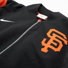 San Francisco Giants 2026 MLB Authentic Dugout Bomber Jacket Black Taass US